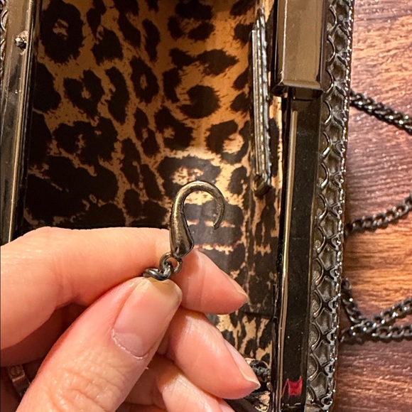 Chic Black and Silver Clutch - Picture 6 of 12